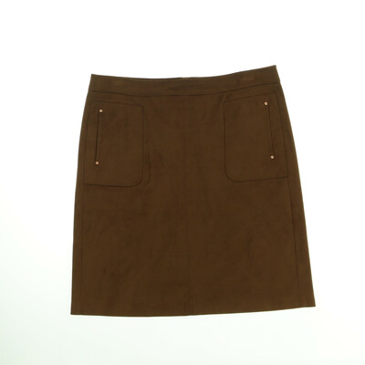 GW Clothing Co. barna művelúr szoknya