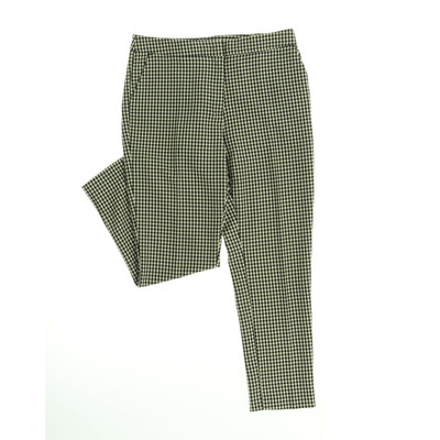 United Colors of Benetton fekete/bézs kockás nadrág