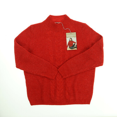 Tchibo piros kötött pulóver