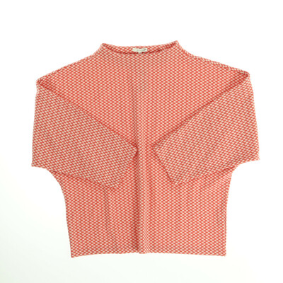 Opus rózsaszín/fehér félhosszú ujjú felső