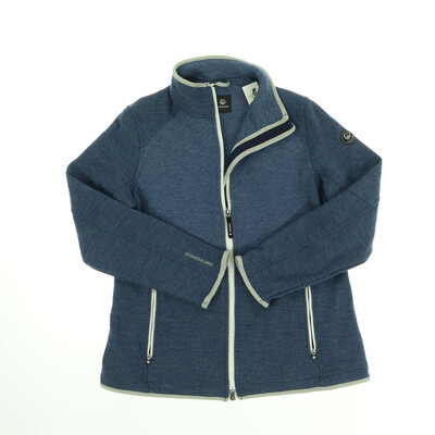 Giesswein kék cipzáros pulóver