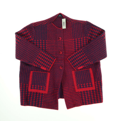 Fiora Blue rózsaszín/kék gombos kardigán