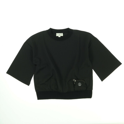 Rick Cardona fekete félhosszú ujjú felső