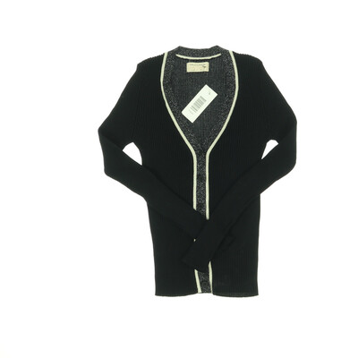 Falconeri fekete gombos hosszú ujjú felső