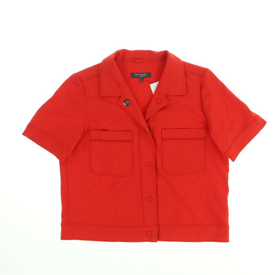 Sa.Hara piros patentos blúz