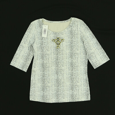 Marc Cain kék6szürke félhosszú ujjú felső