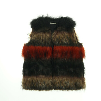 Jake's színes szőrme mellény