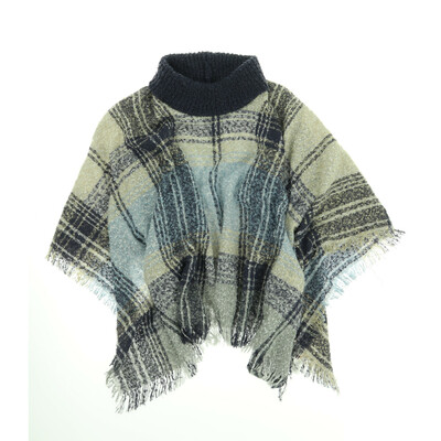 Apricot kék poncsó/pulóver