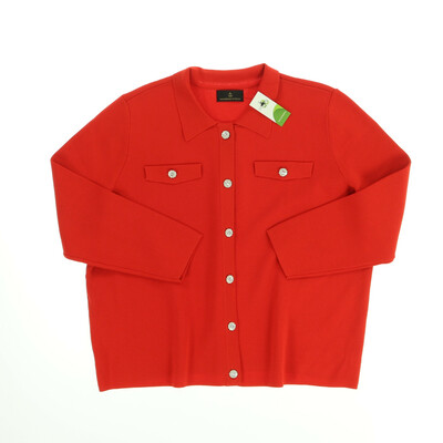 Alfredo Pauly piros gombos kardigán