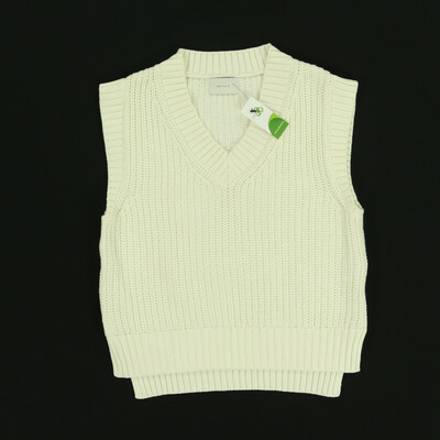 Neo Noir fehér kötött mellény