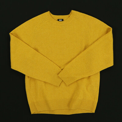 Uniqlo sárga kötött pulóver