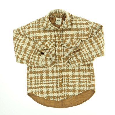 Koton barna/fehér ingkabát