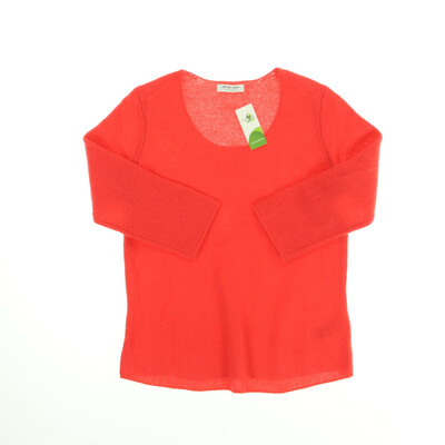 Peter Hahn lacaz színű kötött félhosszú ujjú kasmír felső