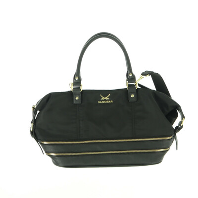 Sansibar fekete kézi táska