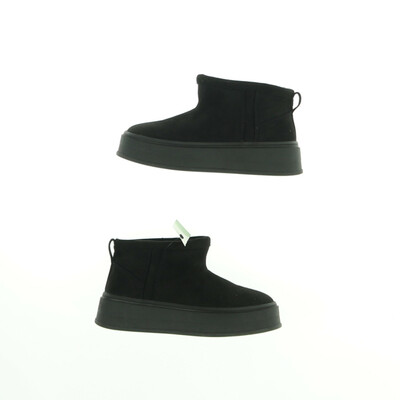 Zara fekete bundás bokacsizma