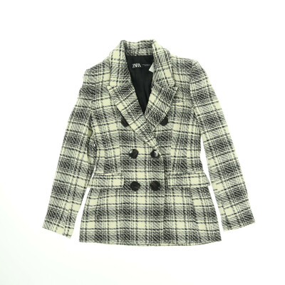 Zara fekete/fehér blézer