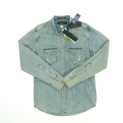 Replay kék farmer ing