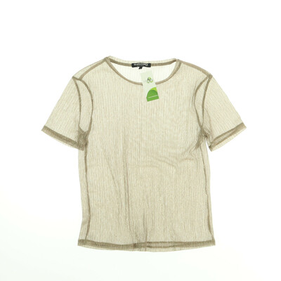 Seven Seven barna áttetsző rövid ujjú felső