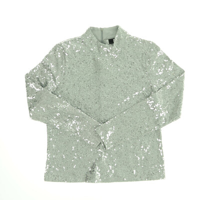 DKNY szürke/ezüst flitteres felső