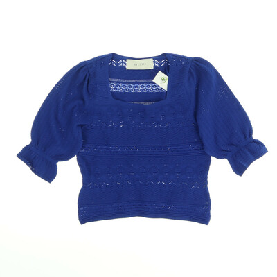 Studio kék rövid ujjú felső