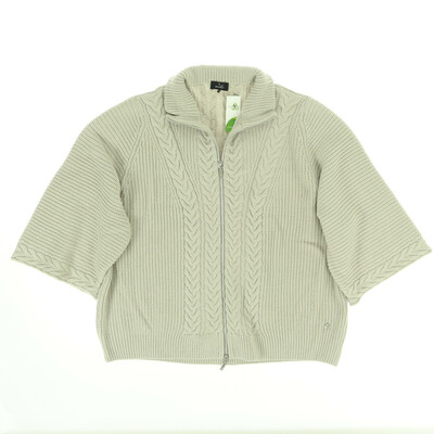 Monari szürke kötött cipzáros kardigán