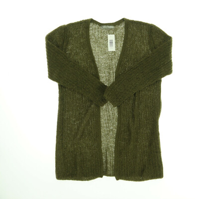 Hallhuber zöld kötött kardigán