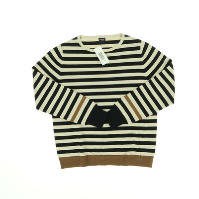 17 & Co. bézs/fekete hosszú ujjú felső