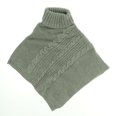 Esprit szürke kötött poncsó