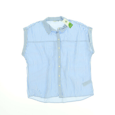Tom Tailor kék/fehér csíkos rövid ujjú blúz