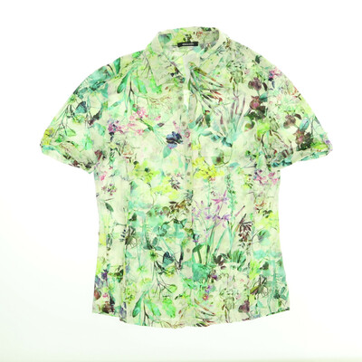 Elena Miro színes rövid ujjú blúz