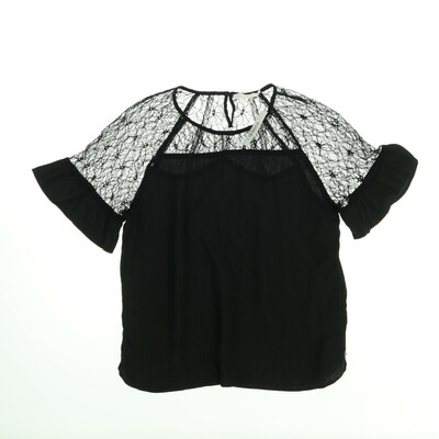 Coster Copenhagen fekete rövid ujjú felső