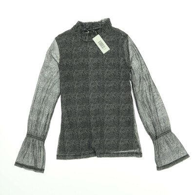 Comma fekete/fehér blúz