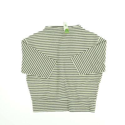 Zero fekete/fehér félhosszú ujjú felső