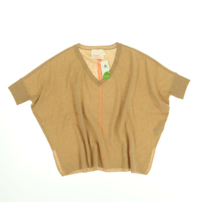Absolut Cashmere. barna kasmír oversize rövid ujjú felső