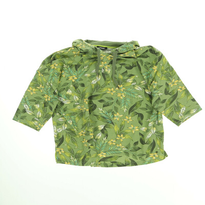 Olsen zöld rövid ujjú kapucnis felső