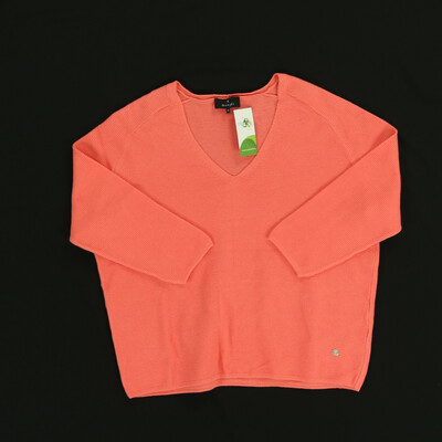 Monari rózsaszín kötött félhosszú ujjú felső