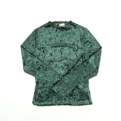 Monki zöld tükörbársony felső