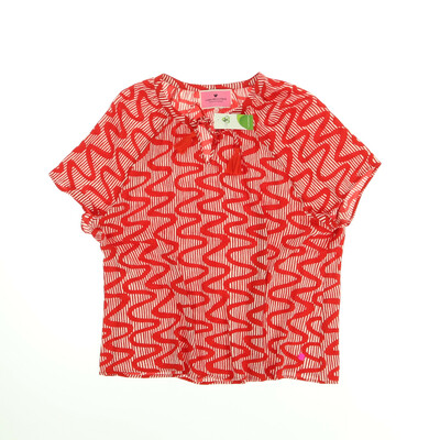 Lieblingsstück piros/fehér rövid ujjú blúz