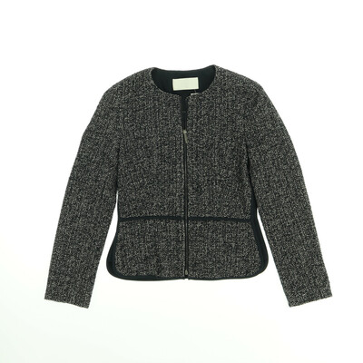 Hugo Boss sötétkék/fehér cipzáros blézer