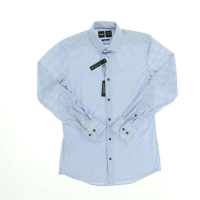 Hugo Boss kék/fehér ing  / slim fit /