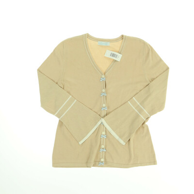 Lola Paltinger bézs gombos kardigán