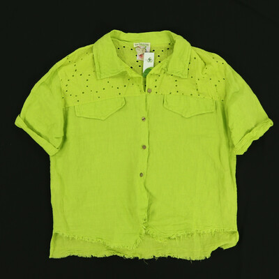 Italy zöld rövid ujjú ing