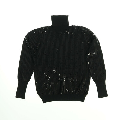 Nuna Lie fekete flitteres felső