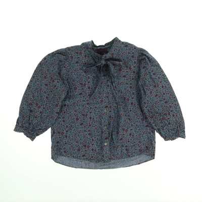 J.Crew kék rövid ujjú blúz