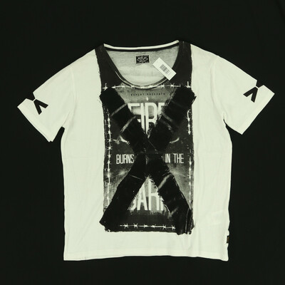 Replay fehér/fekete póló