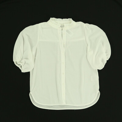 Second Female fehér rövid ujjú blúz