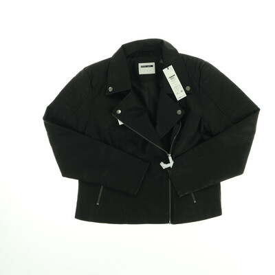 Noisy May fekete bőr kabát