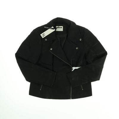 Noisy May fekete bőr kabát