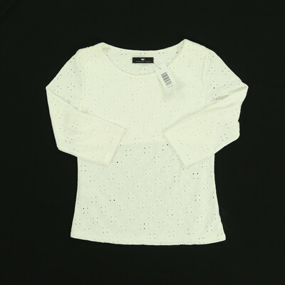 French Kiss fehér félhosszú ujjú felső