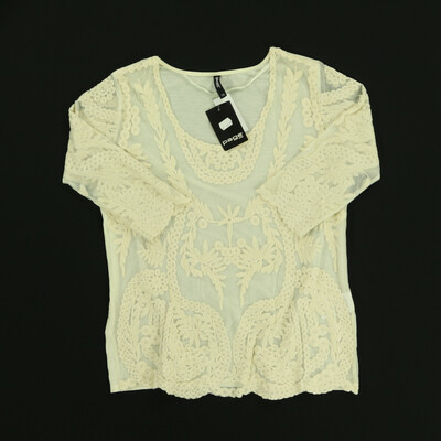 Page One bézs csipkés blúz